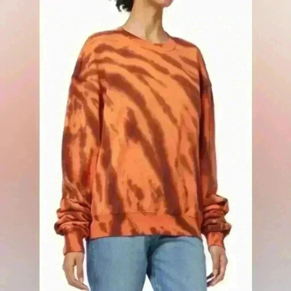 NWT GOOD AMERICAN TIE DYE SWEAT SHIRT